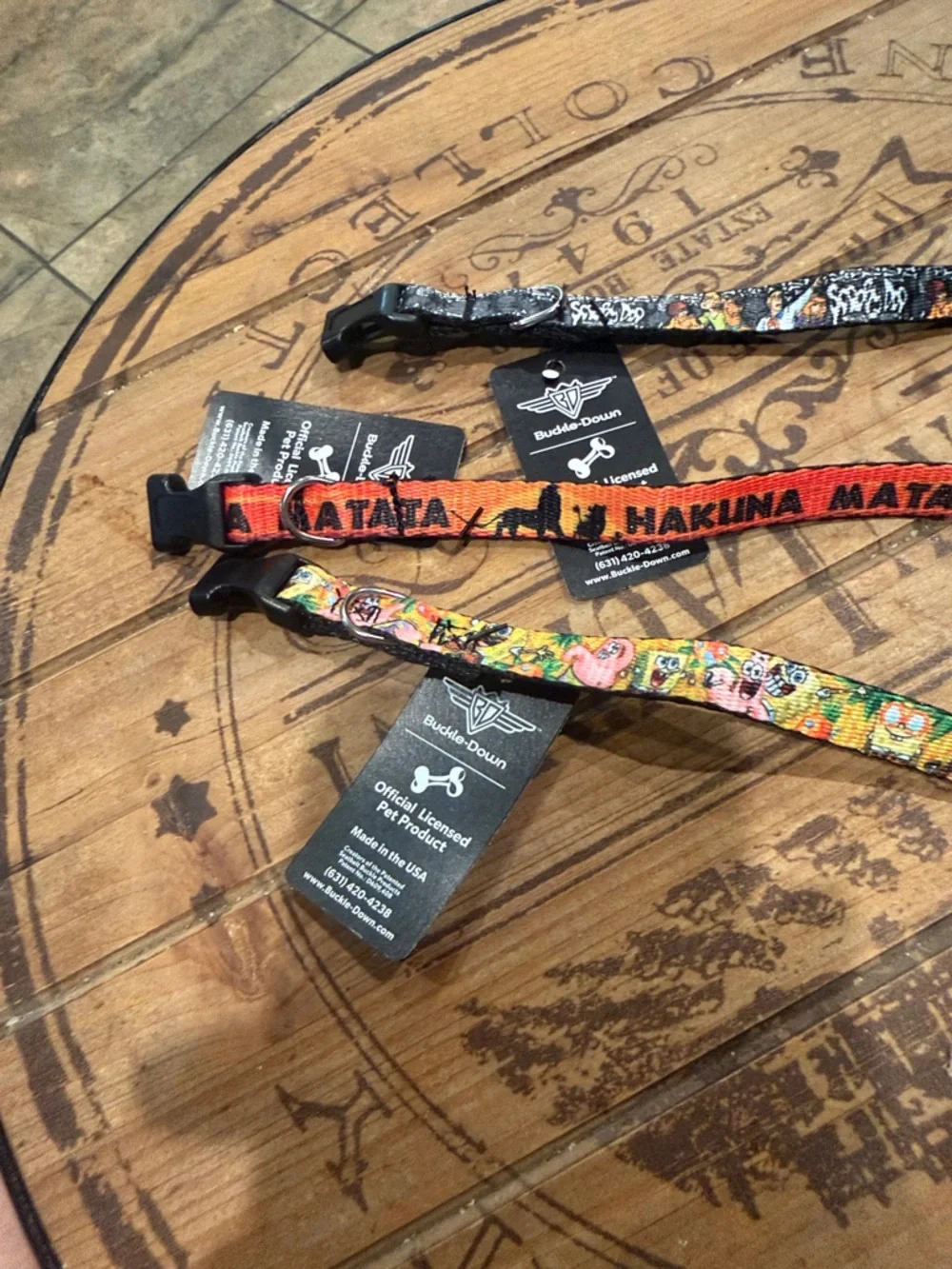 Hakuna Matata pets Adjustable Orange Collar - The Lion King